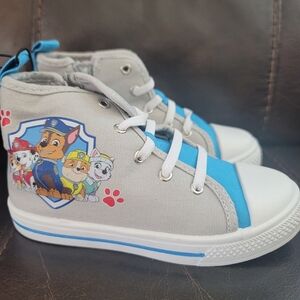 NWT Paw Patrol high top sneakers Size 10